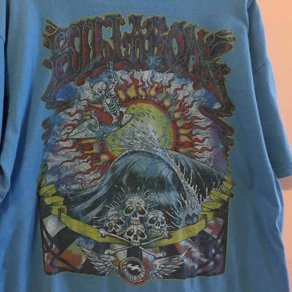 Billabong skeleton surfing shirt Clearance